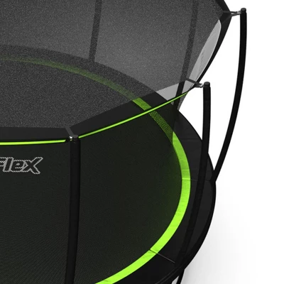 JumpFlex SMARTSHADE Soft Outdoor Backyard Trampoline Shade Canopy Cover Accessory For Sun Protection, Compatible With HERO 15' Model ONLY, Black 3 JumpFlex SMARTSHADE Soft Outdoor Backyard Trampoline Shade Canopy Cover Accessory For Sun Protection, Compatible With HERO 15' Model ONLY, Black - Image 3