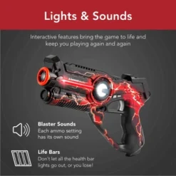 Best Choice Products Set Of 4 Infrared Laser Tag Blaster Set For Kids & Adults W/ Multiplayer Mode -LITTLE TIKES Shop GUEST d09bb326 228a 4ca5 940f ad743b4eaaf0