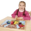 Melissa & Doug Basic Skills Board And Puzzle - Wooden Educational Toy