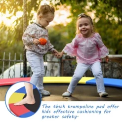 Costway 8/10/12/14/15/16FT Trampoline Replacement Safety Pad Universal Trampoline Cover -LITTLE TIKES Shop GUEST d14f016a 81b4 4d13 8ea2 44d9154d76ff