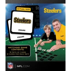 MasterPieces Officially Licensed NFL Pittsburgh Steelers Matching Game For Kids And Families 7 MasterPieces Officially Licensed NFL Pittsburgh Steelers Matching Game For Kids And Families -LITTLE TIKES Shop GUEST d2477fb3 49c9 488f a0d0 c6abb0c5c73b