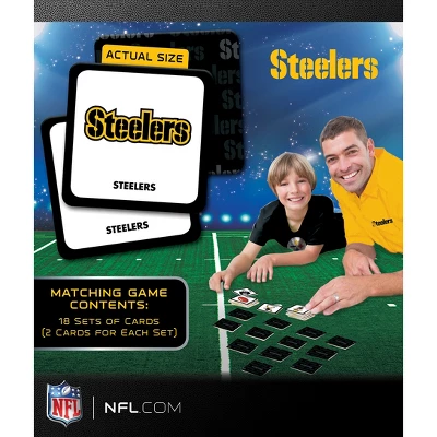 MasterPieces Officially Licensed NFL Pittsburgh Steelers Matching Game For Kids And Families 3 MasterPieces Officially Licensed NFL Pittsburgh Steelers Matching Game For Kids And Families - Image 3