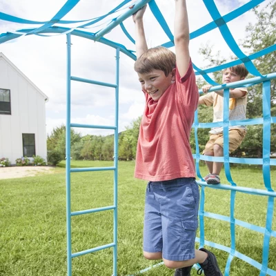 HearthSong Giant Climbing Wave With Powder-Coated Steel Frame And Polyester Webbing Play Space For Multiple Kids 3 HearthSong Giant Climbing Wave With Powder-Coated Steel Frame And Polyester Webbing Play Space For Multiple Kids - Image 3