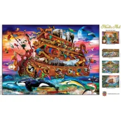 MasterPieces 1000 Piece Puzzle - Noah's Ark Ships Ahoy - 19.25"x26.75" -LITTLE TIKES Shop GUEST d27f3a03 234f 4c95 86de 9b7723cfc0c9