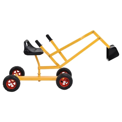 Costway Heavy Duty Kid Ride-on Sand Digger Excavator Digging Scooper Toy 4-Wheel 3 Costway Heavy Duty Kid Ride-on Sand Digger Excavator Digging Scooper Toy 4-Wheel - Image 3