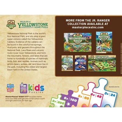 MasterPieces Inc Wildlife Of Yellowstone National Park 100 Piece Jigsaw Puzzle 1 MasterPieces Inc Wildlife Of Yellowstone National Park 100 Piece Jigsaw Puzzle