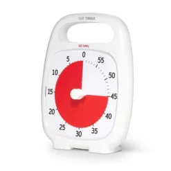 Time Timer PLUS, 60 Minute Timer, White