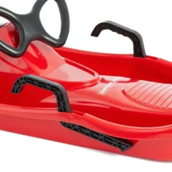 Slippery Racer Downhill Derby Flexible Kids Toddler Plastic Toboggan Steerable Plastic Snow Sled With Built-In Brakes And Steering Wheel, Blue -LITTLE TIKES Shop GUEST d30e7109 542d 48aa a687 91abf472f3fd