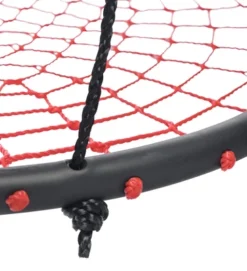 HearthSong 40-Inch Round Red Rope Swing With Padded Steel Frame And Woven Poly Rope Seat -LITTLE TIKES Shop GUEST d36509b1 937c 425d a165 0449003a046f