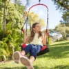 HearthSong - 2-in-1 BungeeBounce Tree Swing For Kids With Hanging Rings, 64"L X 24"W, Holds Up To 115 Lbs.