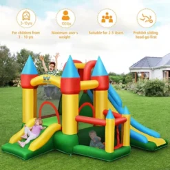 Costway Kids Inflatable Bounce House Jumping Dual Slide Bouncer Castle W/ 780W Blower 13 Costway Kids Inflatable Bounce House Jumping Dual Slide Bouncer Castle W/ 780W Blower -LITTLE TIKES Shop GUEST d37670b7 5306 4620 9701 00ebdf2f5bab