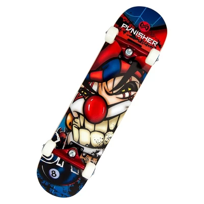 Punisher Skateboards Jester 31.5" Blue Skateboard 1 Punisher Skateboards Jester 31.5" Blue Skateboard