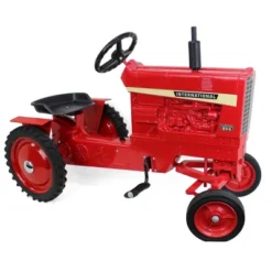 Scale Models International Harvester 856 Custom Wide Front Die-cast Pedal Tractor With Fenders And Muffler ZSM1233