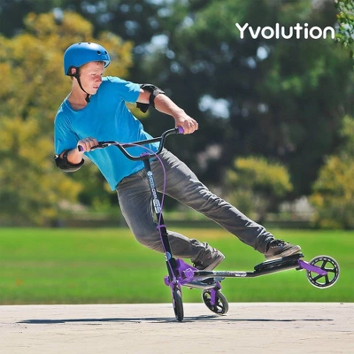 Y-Volution Y-Fliker C5 Carver Scooter - Purple 5 Y-Volution Y-Fliker C5 Carver Scooter - Purple - Image 5