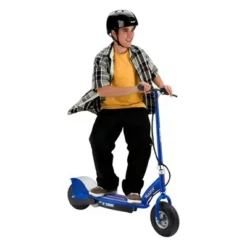 Razor E300 Ride-On 24V Motorized High-Torque Power Electric Scooter, Speeds Up To 15 MPH With Brakes And 9" Pneumatic Tired For Adults & Teens, Blue -LITTLE TIKES Shop GUEST d4abeb53 1b4c 4561 82e2 328804ccc495
