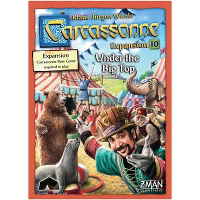 Z-Man Games Zman Carcassonne Expansion 10: Under The Big Top 1 Z-Man Games Zman Carcassonne Expansion 10: Under The Big Top