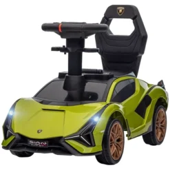 Aosom Licensed Lamborghini SIAN FKP 37 Ride On Push Car With Music & Storage, Sit And Scoot Ride On With Headlights, Steering Wheel, Age 1.5-4, Green 7 Aosom Licensed Lamborghini SIAN FKP 37 Ride On Push Car With Music & Storage, Sit And Scoot Ride On With Headlights, Steering Wheel, Age 1.5-4, Green -LITTLE TIKES Shop GUEST d5a428f1 3d68 4d9b 8dbb c76cfb2b1434