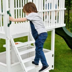 Avenlur Craftsman Swing Set: Montessori-style Outdoor Play With Slide, Clubhouse, Gym Bar, Rock Climb Wall, And More! ASTM Certified. Ages 3-11yrs. -LITTLE TIKES Shop GUEST d5d87b92 6f70 47b6 8b43 ed2604cc6eeb