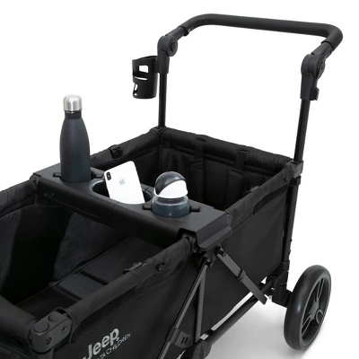 Jeep Evolve Stroller Wagon By Delta Children - Black 8 Jeep Evolve Stroller Wagon By Delta Children - Black - Image 8