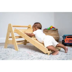 Avenlur Maple Baby Pikler - Wood Small Triangle Climbing Set With Ladder Slide And Rocker -LITTLE TIKES Shop GUEST d6329d0f d423 4ab6 ab11 9db229720953