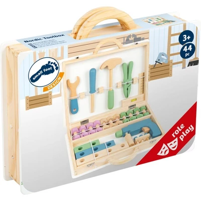 Small Foot Wooden Toys Premium Nordic Toolbox Playset 4 Small Foot Wooden Toys Premium Nordic Toolbox Playset - Image 4