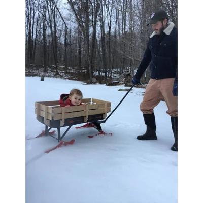 Flexible Flyer 38" Winter Wagon Sled 2 Flexible Flyer 38" Winter Wagon Sled - Image 2