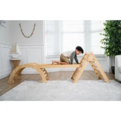 Avenlur Hazel - Wood Pikler Triangle Set With Ladder Slide And Rocker -LITTLE TIKES Shop GUEST d7ad5d67 c4de 43ed aa8c f199b30b90d2