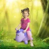 Farm Hoppers Inflatable Bouncing Purple Unicorn