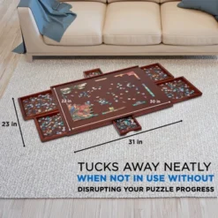 Jumbl 23" X 31" Jigsaw Puzzle Board, Portable Table With 4 Drawers -LITTLE TIKES Shop GUEST d9019df9 8978 45dd ab16 f45505a228b7