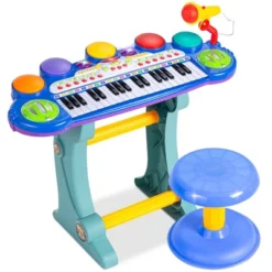 Best Choice Products 37-Key Kids Electronic Piano Keyboard W/ Multiple Sounds, Lights Microphone, Stool -LITTLE TIKES Shop GUEST da52c694 67a0 457e af2d cddd9563afdd