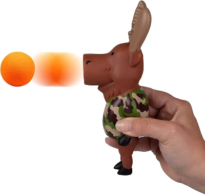 Hog Wild Moose Popper Toy, Shoots Foam Balls! 1 Hog Wild Moose Popper Toy, Shoots Foam Balls!