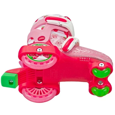 Roller Derby Fun Roll Girls' Jr Adjustable Roller Skate Strawberry 2 Roller Derby Fun Roll Girls' Jr Adjustable Roller Skate Strawberry - Image 2