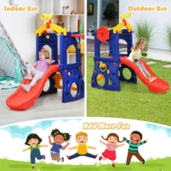 Costway 6-in-1 Freestanding Kids Slide W/ Basketball Hoop Play Climber Slide Set -LITTLE TIKES Shop GUEST db0d6f89 4e24 455a bef8 687fe8b4c9f7