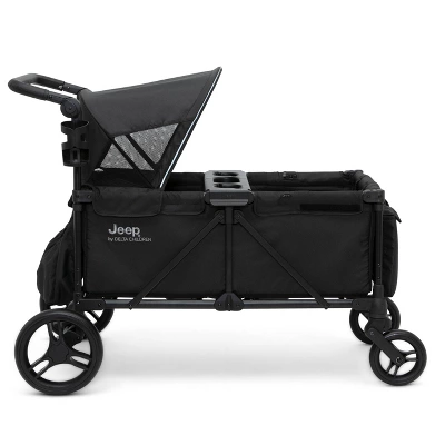 Jeep Evolve Stroller Wagon By Delta Children - Black 5 Jeep Evolve Stroller Wagon By Delta Children - Black - Image 5