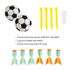 HearthSong Giant 58-Inch Inflatable 2-in-1 Darts And Soccer Game With Double-Sided Board -LITTLE TIKES Shop GUEST dbe94496 4388 471f a2f2 bd94a2765216