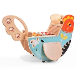 Manhattan Toy Musical Chicken Wooden Instrument For Toddlers With Maraca, Cymbal, Clacking Wings, Drumsticks, Washboard And Xylophone -LITTLE TIKES Shop GUEST dc06e16c 9407 4250 b7d2 c7055a2d2c5c