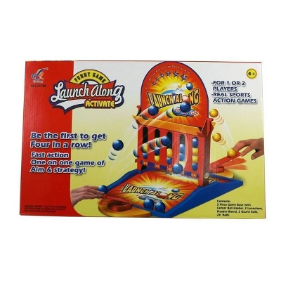 Insten Launch Along Connect Four With Base, Launchers And Balls, Fun Board Games For Kids & Family 2 Insten Launch Along Connect Four With Base, Launchers And Balls, Fun Board Games For Kids & Family - Image 2