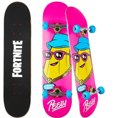 Fortnite Skateboard With Metallic Graphics, Aluminum Trucks And ABEC5 Bearings. Includes Download Code For In-game Nite Life Wrap 14 Fortnite Skateboard With Metallic Graphics, Aluminum Trucks And ABEC5 Bearings. Includes Download Code For In-game Nite Life Wrap - Image 14