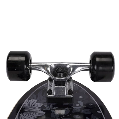 ReDo Skateboard Co. 24" Standard Skateboard - Black Floral 8 ReDo Skateboard Co. 24" Standard Skateboard - Black Floral - Image 8