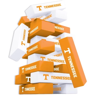 MasterPieces Real Wood Block Tumble Towers - NCAA Tennessee Volunteers 2 MasterPieces Real Wood Block Tumble Towers - NCAA Tennessee Volunteers - Image 2
