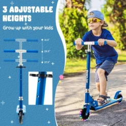 Costway Folding Adjustable Height Kids Toy Kick Scooter Rear Brake 2 Flashing Wheels 14 Costway Folding Adjustable Height Kids Toy Kick Scooter Rear Brake 2 Flashing Wheels -LITTLE TIKES Shop GUEST de94e4c4 7414 4109 8c58 844eeec8c45b