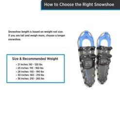 Outbound Men & Women's Lightweight 25 X 8" Adjustable Aluminum Frame Snowshoes With Posi Lock Binding For Secure Fit, Glove Like Binding, Black/Blue -LITTLE TIKES Shop GUEST de98380c 3e9b 4300 984b 228e46d68a1e 2