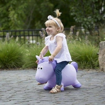 Farm Hoppers Inflatable Bouncing Purple Unicorn 2 Farm Hoppers Inflatable Bouncing Purple Unicorn - Image 2