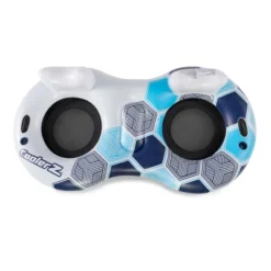 Bestway CoolerZ Rapid Rider Inflatable 2 Person Blow Up Pool River Tube Lake Lounger Float With Cup Holders, Handles, Backrest And Mesh Bottom, Blue -LITTLE TIKES Shop GUEST e0228877 e6d9 4a71 ac12 810e9830f799