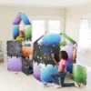 Hearthsong 32-Panel ChalkScapes Indoor Fantasy Forts Kit With 22" Sq. Geometric And Chalkboard Panels