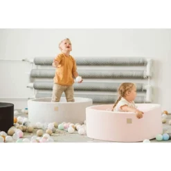 MeowBaby Large Round 35 Inch Round By 11.5 Inch Tall Baby Toddler Foam Ball Pit With 200 Full Foam Balls And Zippered Covered, Pastel Pink/Gray/White 7 MeowBaby Large Round 35 Inch Round By 11.5 Inch Tall Baby Toddler Foam Ball Pit With 200 Full Foam Balls And Zippered Covered, Pastel Pink/Gray/White -LITTLE TIKES Shop GUEST e0b55145 20c8 4d0b 8151 4e6ef214c2f5