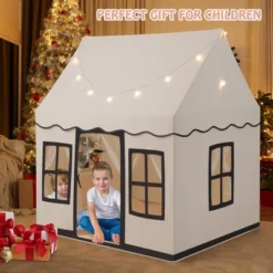 Costway Kids Play Castle Tent Large Playhouse Toys Gifts W/ Star Lights Washable Mat -LITTLE TIKES Shop GUEST e108d25a c9f8 413b 8e36 0c4020532864