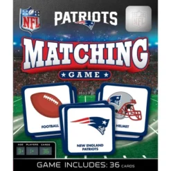 MasterPieces Officially Licensed NFL New England Patriots Matching Game For Kids And Families