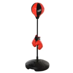 Qaba Boxing Bag Set With Height Adjustable Stand Punching Bag, Included Boxing Gloves, & Fillable Base For Children -LITTLE TIKES Shop GUEST e1b84243 b2ce 4630 898c 32e24f695346