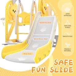 5-in-1 Kids Slide, Playground Freestanding Climber And Toddler Slide Swing Playset With Basketball Hoop - ModernLuxe -LITTLE TIKES Shop GUEST e1ce3f2a 8a6d 46ba ad74 bd0c15f4fce3